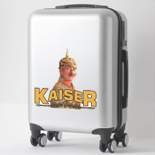 Kaiser Wilhelm II, kejsare av Tyskland Klistermärken