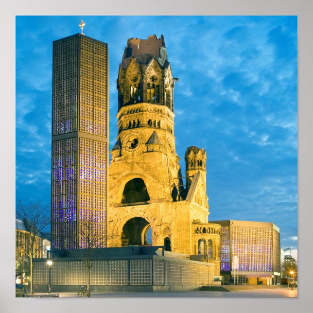 Kaiser Wilhelm Memorial Church, Berlin Poster (Framsidan)