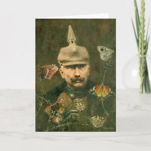 Kaiser Wilhelm Surreal Hälsning Card Kort