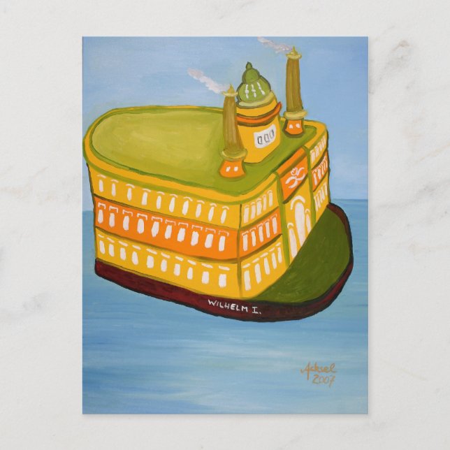 Kaiserdampfer Vykort (Framsida)