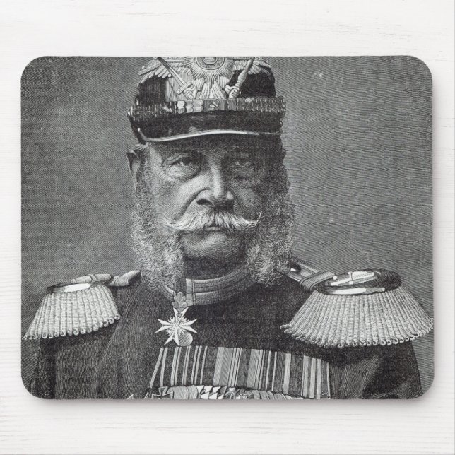 Kaiseren Wilhelm, från "fritidtimme", 1888 Musmatta (Framsidan)