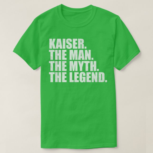 KaiserKaiser Namn Kaiser given namn T Shirt (Design framsida)