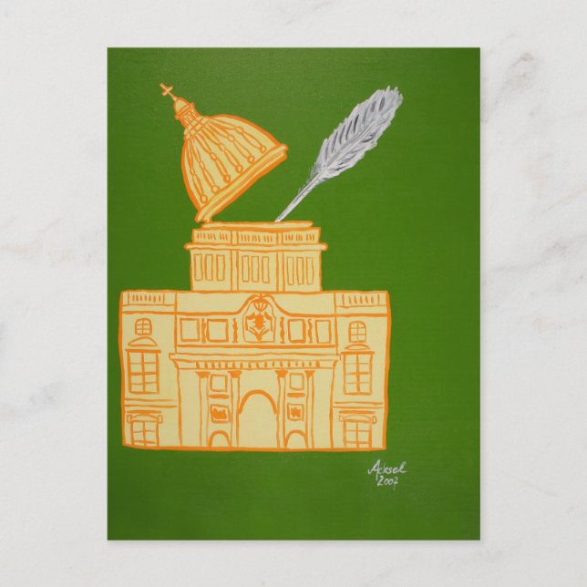 Kaiserliches Tintenfass Vykort (Framsida)