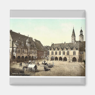 Kaiserworth och stadshus, Goslar, Hartz, Tyskland Magnet