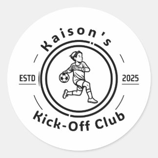 Kaisons Manchester Kick-Off-dekal Runt Klistermärke