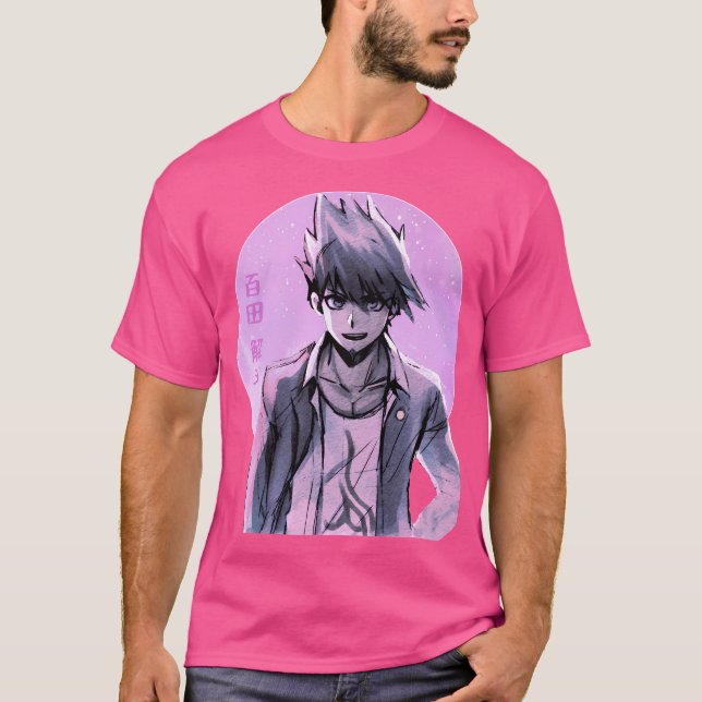 Kaito Momota Danganronpa V3 Ultimate Spelare Vapor T Shirt (Framsida)