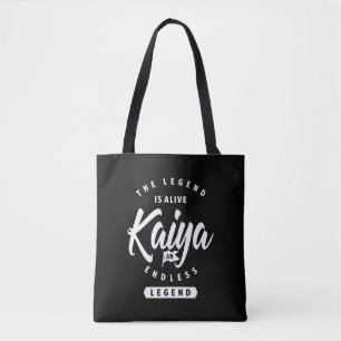 Kaiya Personlig Namn Birthday Gift Tygkasse