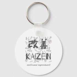Kaizen - Fortlöpande förbättring Nyckelring