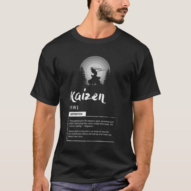Kaizen - Japanskt koncept för lyckade Poster T Shirt (Framsida)