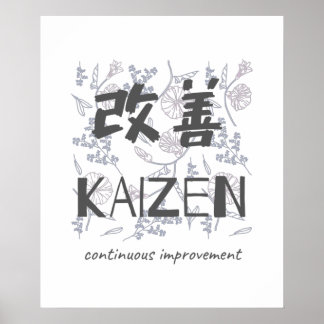 Kaizen - Kontinuerlig förbättring Poster