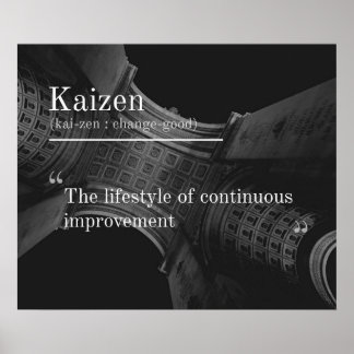 Kaizen (kontinuerlig förbättring) Poster