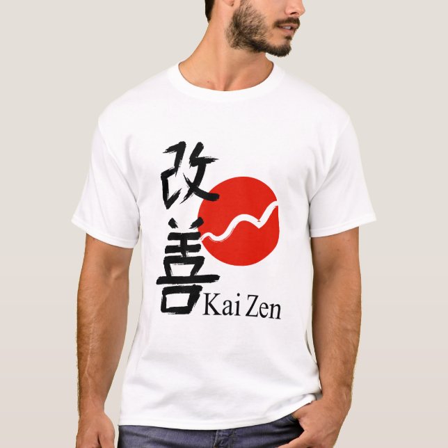 Kaizen – Small Steps, Big Change T Shirt (Framsida)