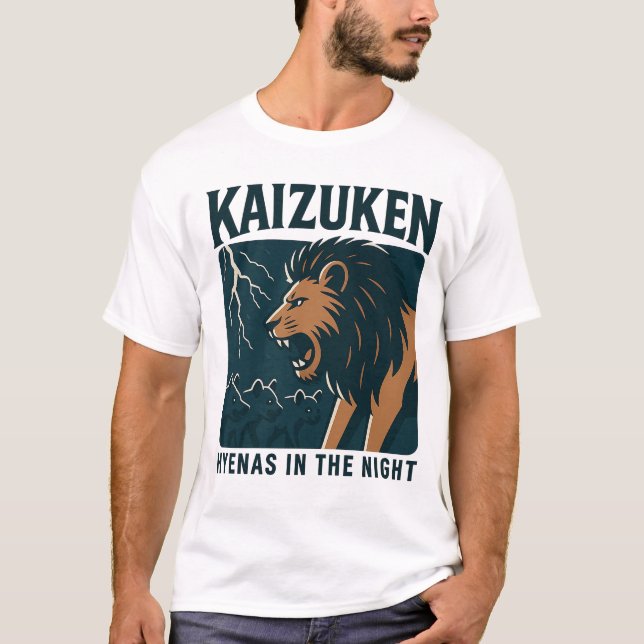 Kaizuken Hyenor i natten T Shirt (Framsida)