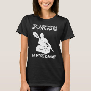 Kajak för män och kvinnor kanot kajakpaddling t shirt