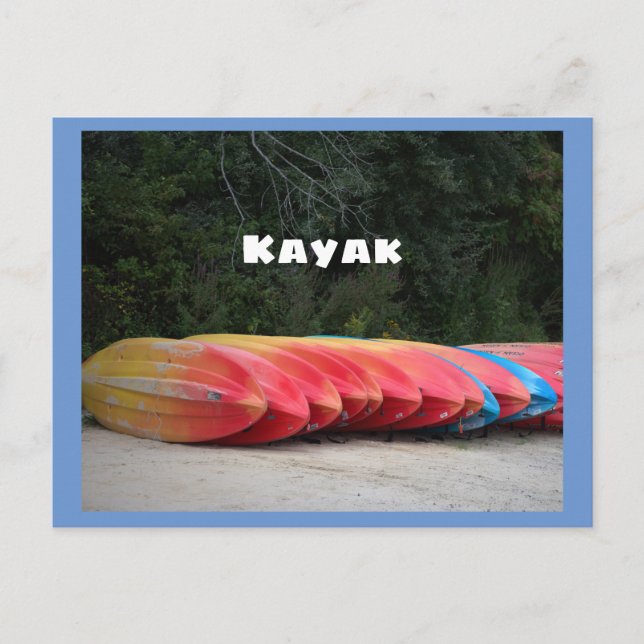 Kajak-kort Vykort (Framsida)