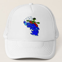 Kajak över vattenfallskjortor & saker truckerkeps