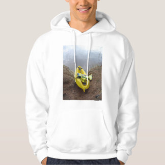 Kajak på kust hoodie
