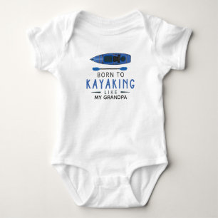 Kajakåkare född för att kajaka som min farfar kano t shirt