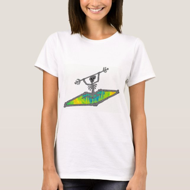 Kajaken benar ur våglängd tee shirt (Framsida)