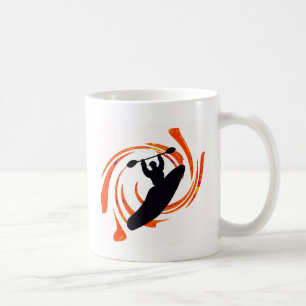 kajaken bevattnar resning kaffemugg