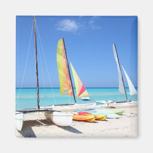 Kajaker, Catamarans och Kayaks kubansk strand Magnet