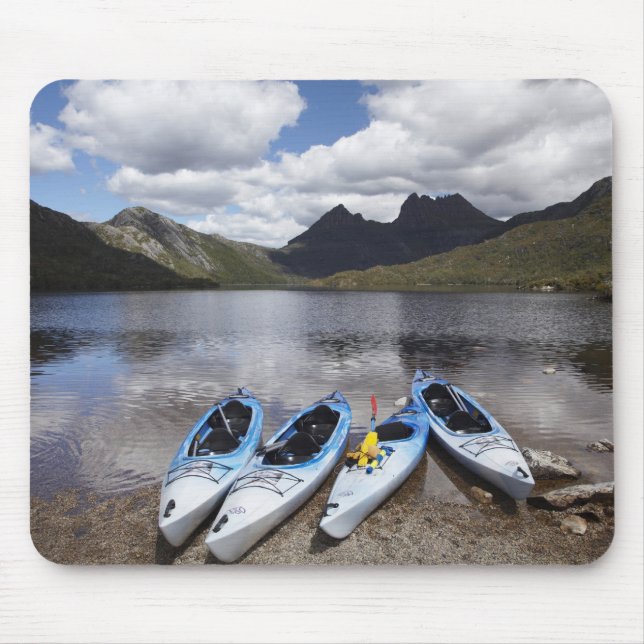Kajaker, Cradle Mountain och Dove Lake, Cradle Musmatta (Framsidan)