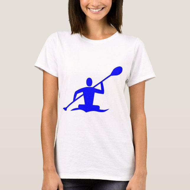 Kajaking - Blå Tee Shirt (Framsida)