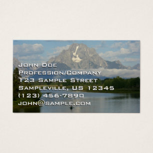 Kajaking i Grand Teton National Park Visitkort