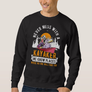 Kajaking Kajak Rör Aldrig En Kajakist Vi Vet P Lång Ärmad Tröja