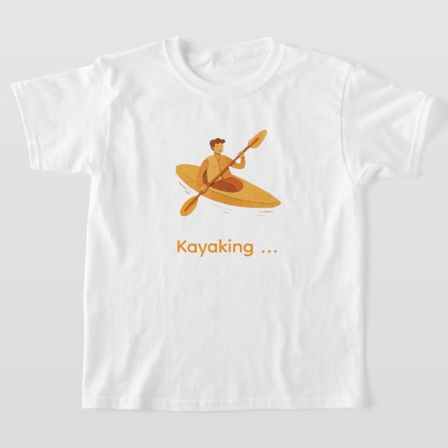Kajaking T Shirt (Laydown)