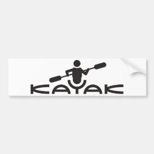 Kajaklogotypbildekal Bildekal