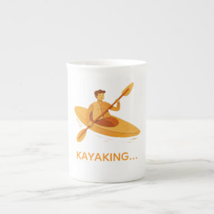 Kajakpaddling Benporslin Mugg