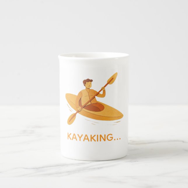 Kajakpaddling Benporslin Mugg (Framsidan)