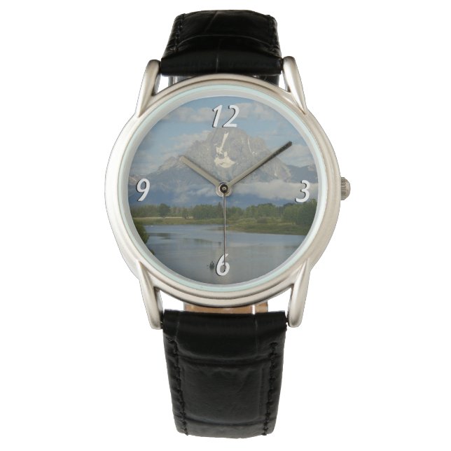 Kajakpaddling i Grand Teton National Park Armbandsur (Framsida)