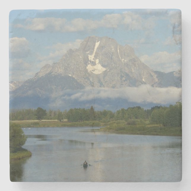 Kajakpaddling i Grand Teton National Park Stenunderlägg (Framsidan)