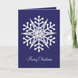 KajakSnowflake Helgkort