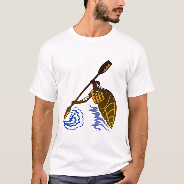 Kajakspänning T-shirt (Framsida)
