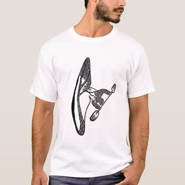 kajakträd tee shirt (Framsida)
