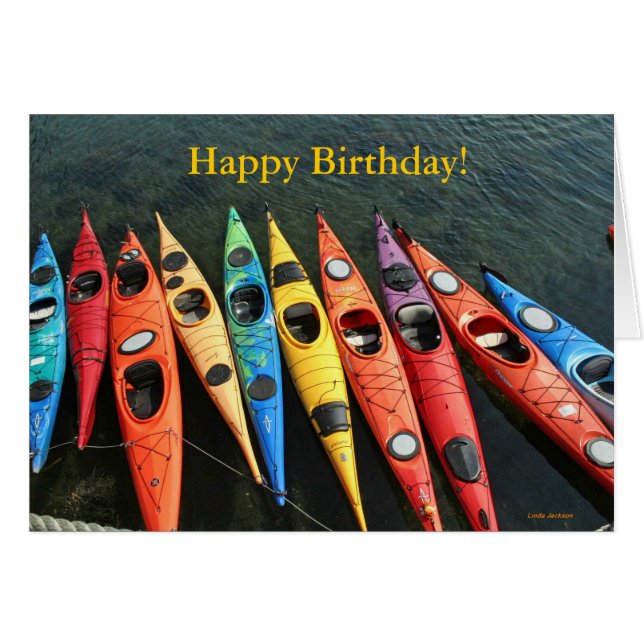 Kajakvärld Hälsningskort (Framsidan Horizontal)