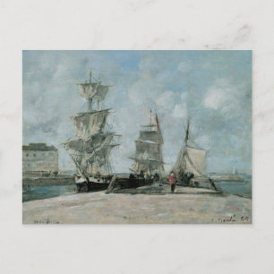 Kajen i Honfleur, 1865 Vykort