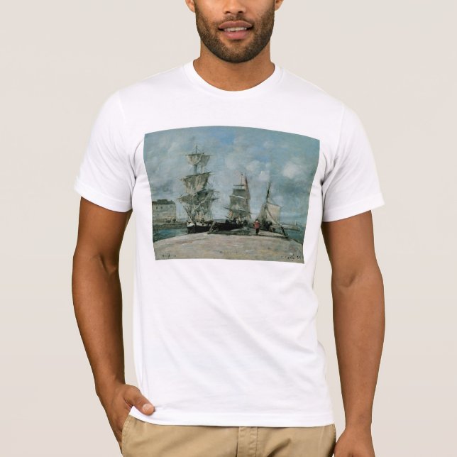 Kajen i Honfleur T-shirt (Framsida)