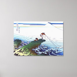 Kajikazawa i provinsen Kai Canvastryck