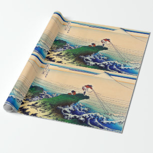 Kajikazawa i provinsen Kai, Katsushika Hokusai Presentpapper