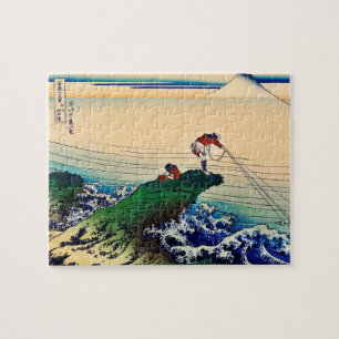 Kajikazawa i provinsen Kai, Katsushika Hokusai Pussel