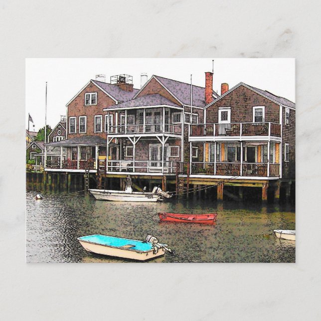 Kajstugor - VINTAGE UTSSEENDE Vykort (Framsida)