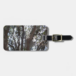 Kak träd blå himmel och Mäss Bagagebricka