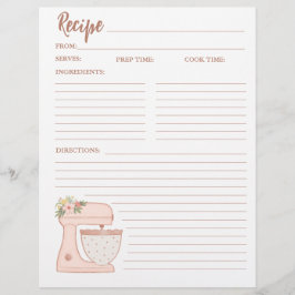 Kaka bakerkortsfälla för enkel Blommigt med blanda Reklamblad