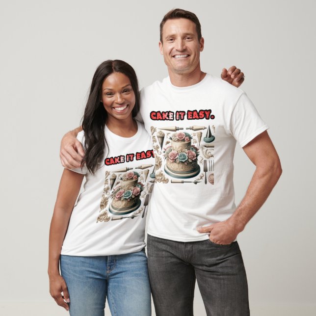 Kaka designen Klocka det lätt T Shirt (Unisex)