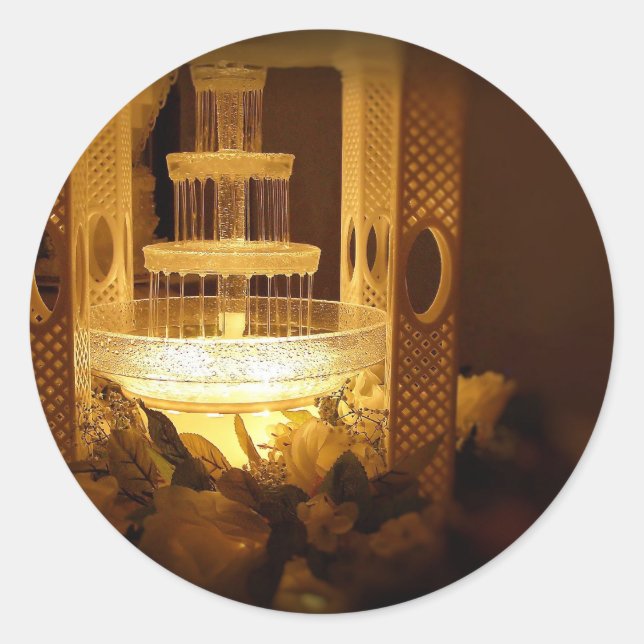 kaka fontän runt klistermärke (Framsida)