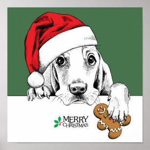 Kaka för Bassethundjul Poster